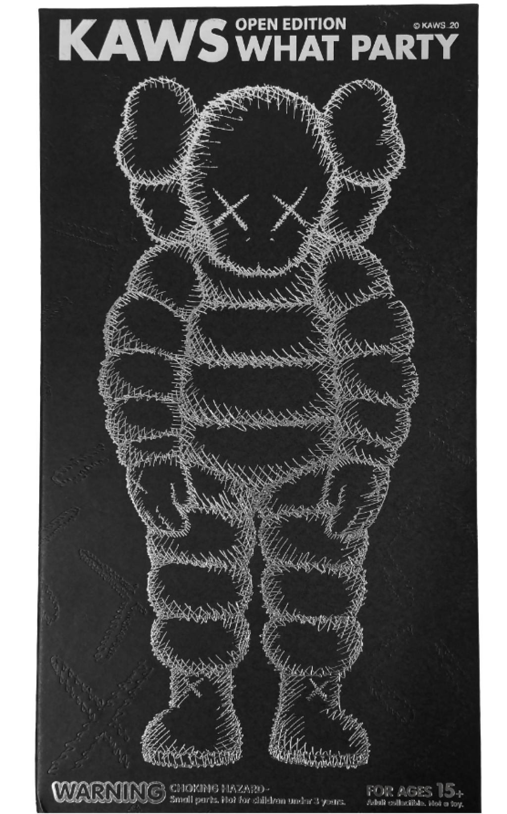KAWS, Medicom Toy What Party Black Available For Immediate Sale At